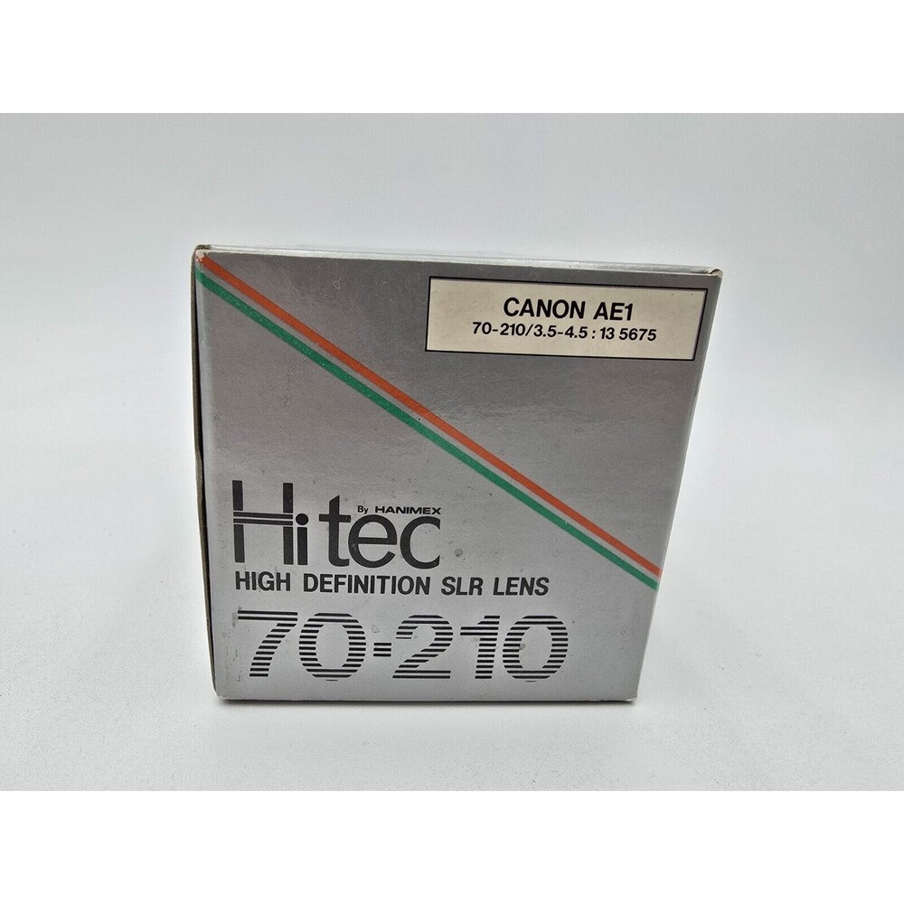 Vintage Hanimex Lens 70-210MM‎ F3.5-4.5 Macro Zoom Covers Case Box For Canon FD - Picture 11 of 12